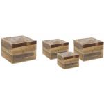 Raf Planter S4 Quadro Set Square 23–28–33 Vierkante houten plantenbakken